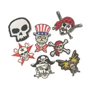 MIX PIRATE Craft Embroidered Patch Sew Iron-On Patch Ready Made New