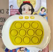 Pop Push Game Controller Princess Snow White Girl Fidget Toy Light Sound Battery