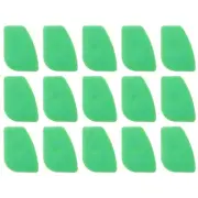 15pcs Thin Phone Pry Opening Tools Plastic Dual Ends Spudger, Green