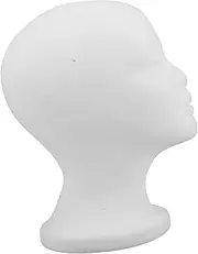 LIFKOME Female Foam Mannequin Head Lightweight Portable Display Model for Wig Hat and Mask DIY Blank Head for Home Salon and Professional Use for Styling and Showcasing