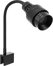 AIMALL Adjustable LED Fish Tank Clip Lamp - 15°-60° Focused Ornamental Spotlight for Aquariums, Water Grass, and Landscaping, 43.5 cm Flexible Arm, Aluminum Heat Dissipation