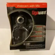 Webcam GIGAWARE USB PC Web Cam Camera w/Microphone Zoom Hangout Skype FaceTime