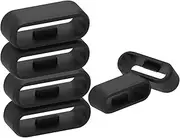 intended for Garmin Forerunner 45/Forerunner 45S/Swim 2 Bands Fastener Rings Strap Fastening Loop Rubber Buckle Holder Band Keeper intended for Forerunner 45 Smartwatch, Black