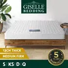 Giselle Bedding 13cm Mattress Tight Top Bed Bonnell Spring Medium Firm