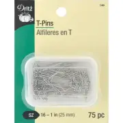 Dritz 140 T-Pins 75/Pkg-Size 16 - 1"