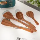 Rice Spoon Heat Resistant Cooking Utensil Turner Wood Spatula Shovel