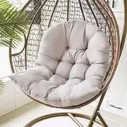TOTATOWI Egg Chair Cushion Replacement for Hanging Egg Chair Thicken Comfortable Hanging Chair Cushion Outdoor Grey(Only Cushion) Hammock Chair Cushion, 32x40in