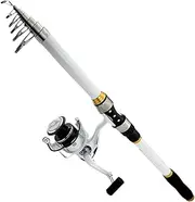 LLEIIshen Spinning Fishing Rod Travel Sea Pole 1.8m 2.1m 2.4m 2.7m 3.0m 3.6m Carbon Telescopic Fishing Rod and Reel Combo Set/1475