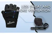 ALLIUMS Workout Gloves, Full Palm Protection Gloves for Weightlifting (Pair)