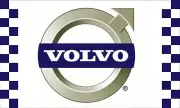 Volvo Checkered Racing 3x5 Ft Banner Flag Car Racing Show Garage Wall Workshop