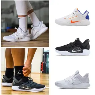 Nike Hyperdunk X Low 男子 版型正常 超耐磨 低統 籃球鞋 黑色白色白藍桔 FB7163181 男鞋
