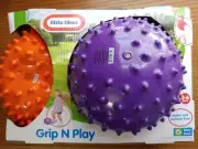 Little Tikes Grip n' Play 2 Pack Inflatable Sensory Balls Kids Toddlers