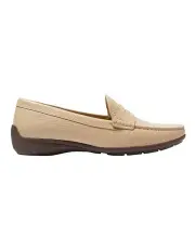 [Easy Steps] Travis Loafers in Nude Leather