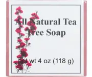 Tea Tree Glycerin Soap by Eclectic Lady, 4 oz Bar