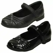 Girls Clarks Ballerina Style School Shoes Dolly Shy