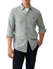 [Rodd & Gunn] Gebbies Valley Long Sleeve Shirt in Deep Forest