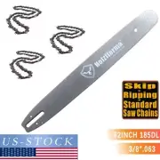 62 Inch Bar Chain 3/8" .063" 185DL Skip Ripping Standard Saw Chain For Stihl