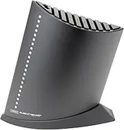 Global Gkb52/Cb, 10 Slot Knife Block, Medium Black