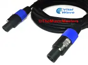 50' ft 14ga Speakon Amp to SPEAKER CABLE WIRE Premium Pro Audio PA DJ Cord VWLTW