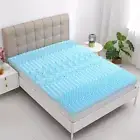 Deluxe Memory Foam Mattress Topper 7-Zone 8cm Cool Gel Bamboo Fabric King AU