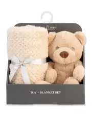 [The Little Linen Company] Plush Toy & Blanket Nectar Bear
