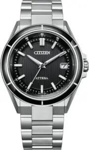 Citizen Attesa CB3030-76E Men's Watch ACT Line Eco-Drive Titanium Radio Black