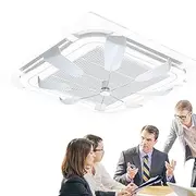 FmtwPhn Air Conditioning Wind Deflector - Noiseless Ceiling Register Air Conditioner Baffle Cooled Baffle - Safe Fan Conditioner Windshield, Cooled Baffle, Anti Direct Blowing Cover for Offices, Home,
