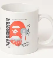 A BATHING APE 2024 JAPAN SOUVENIR MUG #1 9.4×8.3cm