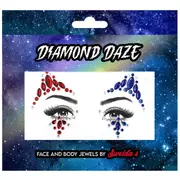 Harlequin Clown Face Jewels