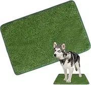 DISPRA Dog Potty Training Pads, Reusable Artificial Lawn Pee Pads, Washeable Pet Potty Mat Grass, Potty Training Portable Toilet Pad, Indoor Dog Pet Grass for Gardens, Balconies