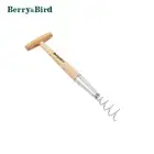 Berry&Bird Garden Hand Corkscrew Weeder Manual Weed Puller Garden Tool T-Handle