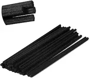Zhooooonglf 30pcs 23cm x 5mm Black Fibre Reed Diffuser Sticks Thick Diffuser Reeds Sticks Diffuser Sticks for Diffuser Oils Fragrance Refill Fibre Reeds for Diffusers