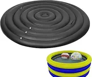 Hot Tub Cover,Outdoor Spa Pool Lid | Insulated Inflatable Hot Tub Spa Pool Round Cover for Patio, Backyard, Family