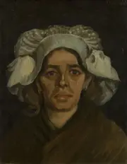 van Gogh - Head of a woman Giclee Fine Art Print on Canvas Printing 36"