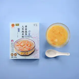 【禎祥食品】黃金蟲草 珍菇雞腿湯500g/人蔘鮑魚粥350g/雞汁干貝粥350g｜官方直營 雞湯 粥品 常溫調理包