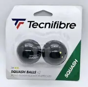 Tecnifibre Squash Ball - 2 Ball Pack - Various Types - WSF Approved NEW Sealed