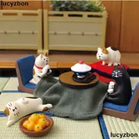 在飛比找蝦皮購物優惠-貓咪喝茶 日式雜貨 zakka decole小物 日式擺件 