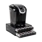 Single Serve Coffee Pod Organizer with 2 Drawers, 72 Pod Capacity, Metal Mesh...