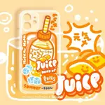 【臺灣出貨】夏日清新飲料氣泡水手機殻蘋果全  蘋果 IPHONE 12 13 14 15 PRO MAX 手機殼 XS