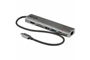 StarTech.com USB C Multiport Adapter, USB-C to 4K 60Hz HDMI 2.0, 100W PD Pass-through, SD, USB, GbE, USB Type-C Mini Dock, 12" L