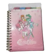 Sailor Moon Anime Notebook Tabbed Spiral Journal