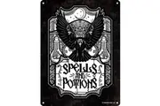 Grindstore Spells & Potions Mini Tin Sign (Black) (One Size)