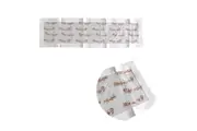 White Reindeer Sleigh Sheer Organza Glitter Table Runner 40 x 138 cm White