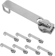 Beavorty 8Pcs Nylon Zipper Slider Replacement Durable Keyhole Zipper Pull Tools for Luggage Backpack Repair Easy Installation with Ergonomic Design and Burst Technology