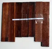 Different sizes 3/8" x 1.5" figured Snakewood paddles