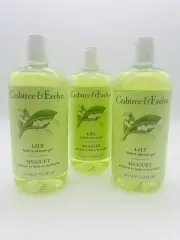 Crabtree & Evelyn Lily Bath & Shower Gel 16.9 fl oz Lot of 3 New Free Priority