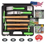 Complete 9-Piece Body Repair Tool Set - Hammers, Dollies & Ergonomic Handles