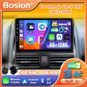 Car Play Android 14 Car Stereo Head Unit For 2002-2006 Honda CR-V CRV DAB+ HDMI
