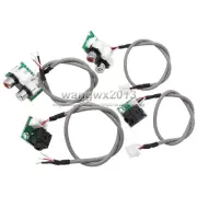 1x RCA/3.5mm Interface Socket Audio Board 3P Dual Channel Shield Input Cable
