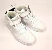 And1 Women's Size 9.5 White High Top Basketball Shoe Conduit-Mid Lace & Strap